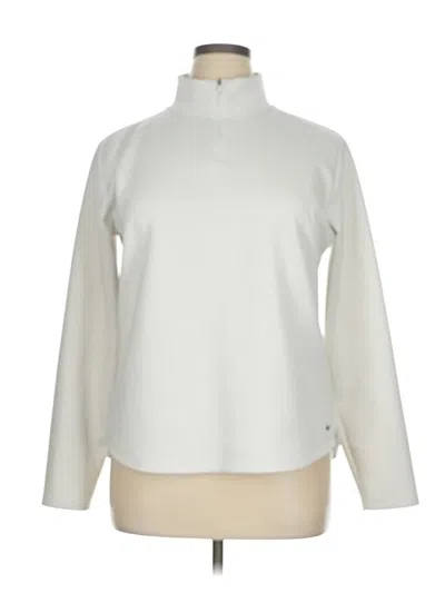 Pre-owned Nike Fleece Jacket In White