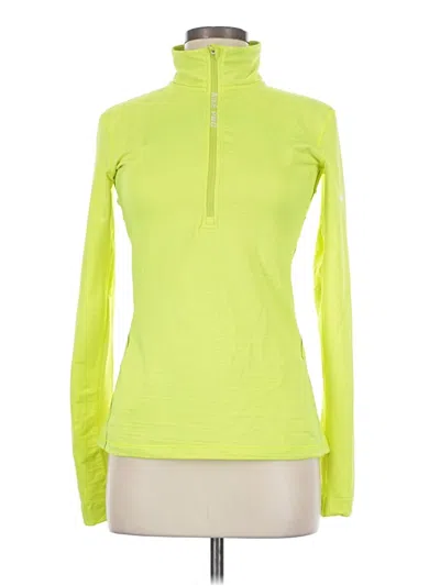 Pre-owned Nike Fleece Jacket In Yellow