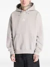 Nike Fleece Pullover Hoodie In Gray