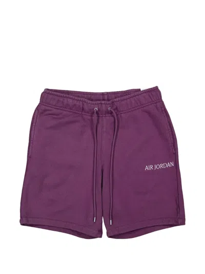 Nike Fleece Shorts In Purple
