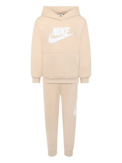 Nike Kids' Fleece Tracksuit In Neutrals