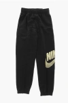Nike Fleeced Cotton Joggers With Polka Dots Logo