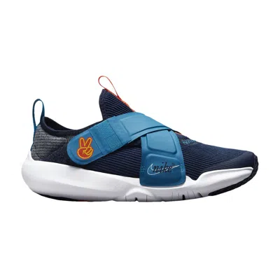 Pre-owned Nike Flex Advance Se Ps 'peace' | Blue | Kid's Size 2.5