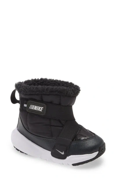 Nike Flex Advance Slip-on Bootie In Black/white/smoke Grey