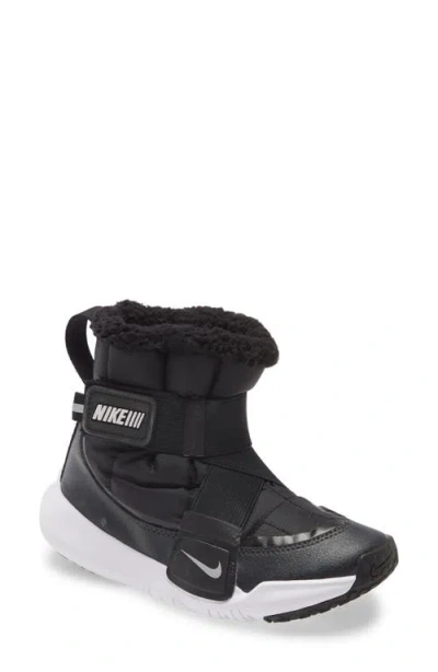 Nike Flex Advance Slip-on Snow Boot In Black/white/smoke Grey