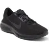 Nike Flex Experience Rn 11 Athletic Sneaker In Black/dark Smoke Grey
