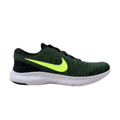 Pre-owned Nike Flex Experience Rn 7 'anthracite Volt Glow' In Green