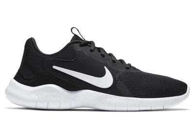 Pre-owned Nike Flex Experience Rn 9 (women's) Sneakers In Black/white/dark Smoke Grey