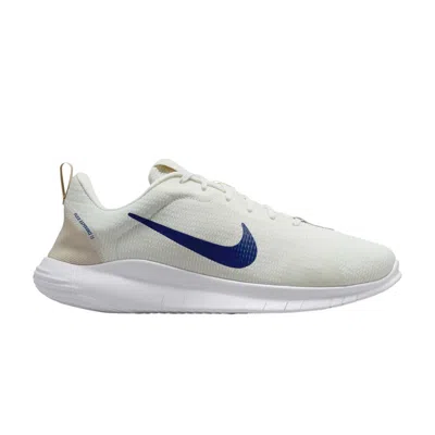 Pre-owned Nike Flex Experience Run 12 Extra Wide 'sail Deep Royal Blue' | Cream | Men's Size 12