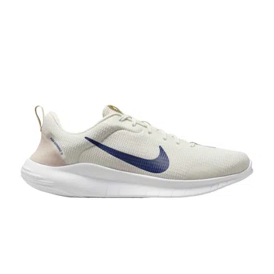 Pre-owned Nike Flex Experience Run 12 'sail Deep Royal Blue' | Cream | Men's Size 10 In White