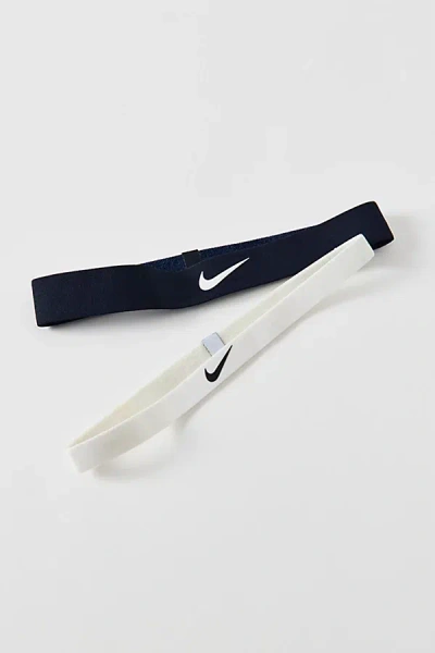 Nike Flex Headband 2-pack In Black/white, Women's At Urban Outfitters