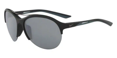Nike Flex Momentum Ev1019 002 Women's Sunglasses Black Size 66 In Gray