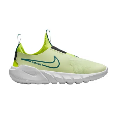 Pre-owned Nike Flex Runner 2 Gs 'barely Volt' | Green | Kid's Size 4