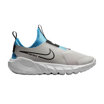 Pre-owned Nike Flex Runner 2 Gs 'light Iron Ore Blue Lightning' | Grey | Kid's Size 5