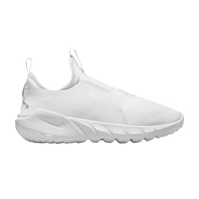 Pre-owned Nike Flex Runner 2 Gs 'triple White' | Kid's Size 5