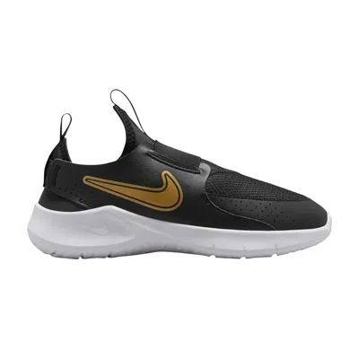 Pre-owned Nike Flex Runner 3 Gs 'black Metallic Gold' | Kid's Size 3