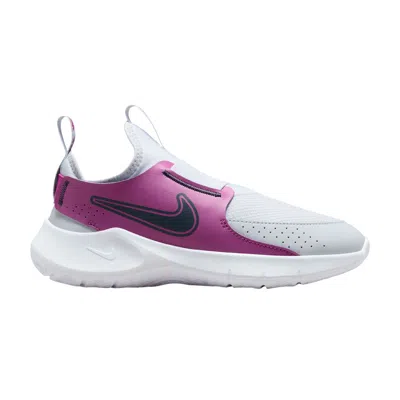 Pre-owned Nike Flex Runner 3 Gs 'football Grey Hot Fuchsia' | Purple | Kid's Size 2