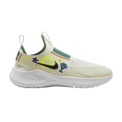 Pre-owned Nike Flex Runner 3 Gs 'sail Bicoastal' | Cream | Kid's Size 1.5 In White