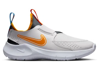 Pre-owned Nike Flex Runner 3 Orange Peel Sneakers In Vast Grey/university Blue/anthracite