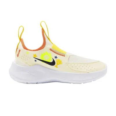 Pre-owned Nike Flex Runner 3 Ps 'sail Fluorescent Yellow' | Kid's Size 11