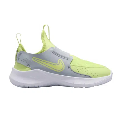 Pre-owned Nike Flex Runner 3 Ps 'summit White Light Lemon Twist' | Green | Kid's Size 10
