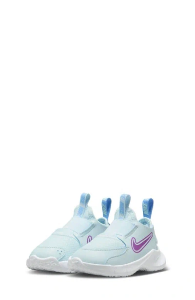 Nike Kids' Flex Runner 3 Slip-on Shoe In Blue/ Blue/ Hyper Violet