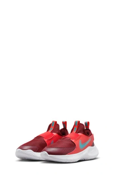 Nike Flex Runner 3 Slip-on Shoe In Crimson/dusty Cactus/red