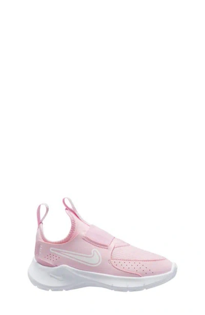 Nike Kids' Flex Runner 3 Slip-on Shoe In Pink Foam / White