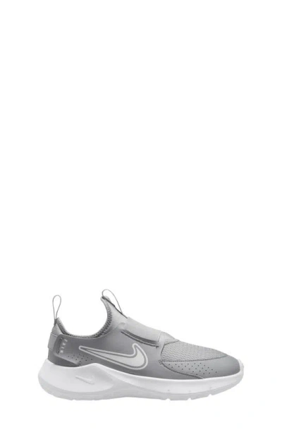 Nike Kids' Flex Runner 3 Slip-on Shoe In Grey