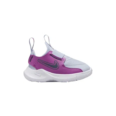 Pre-owned Nike Flex Runner 3 Td 'football Grey Hot Fuchsia' | Purple | Infant Size 4