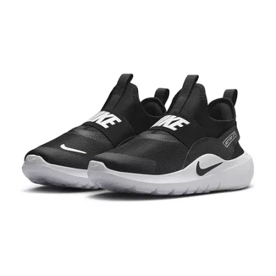 Nike Flex Runner 4 Big Kid Unisex Running Shoes In Black