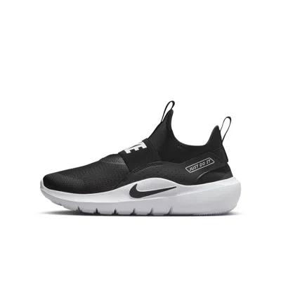 Nike Flex Runner 4 Big Kids' Running Shoes In Black