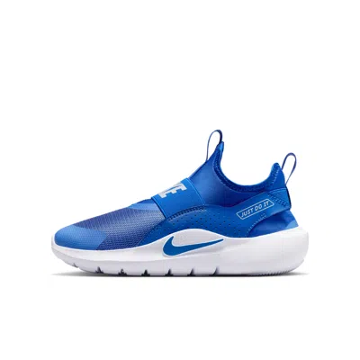 Nike Babies' Flex Runner 4 Big Kids' Running Shoes In Blue