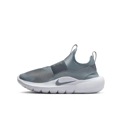 Nike Babies' Flex Runner 4 Big Kids' Running Shoes In Gray