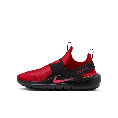 Nike Babies' Flex Runner 4 Big Kids' Running Shoes In Red