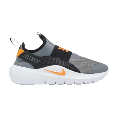 Pre-owned Nike Flex Runner 4 Ps 'cool Grey Total Orange Black' | Kid's Size 13 In Gray