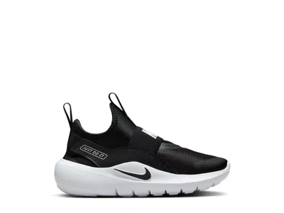 Nike Flex Runner 4 Slipon Sneaker Kids' In Black