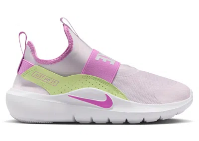 Pre-owned Nike Flex Runner 4 Sneakers In Light Violet/light Liquid Lime/white