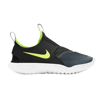 Pre-owned Nike Flex Runner Ps 'smoke Grey Volt' | Kid's Size 1.5