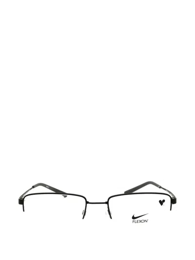 Nike Flexon Rectangle-frame Glasses In Orange