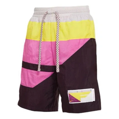 Nike Flight Basketball Shorts Colorblock In Brown