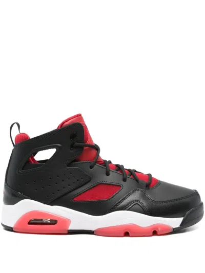 Nike Jordan Flight Club91 Sneakers In Black Leather