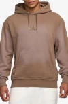 Nike Flight Fleece Pullover Hoodie In Archaeo Brown