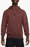 Nike Flight Fleece Pullover Hoodie In Dark Pony