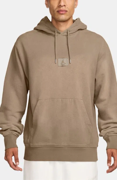 Nike Flight Fleece Pullover Hoodie In Desert Camo