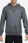 Nike Flight Fleece Pullover Hoodie In Iron Grey