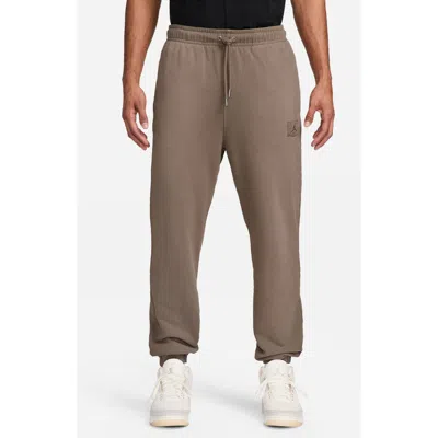 Nike Flight Washed Cotton Fleece Sweatpants In Archaeo Brown