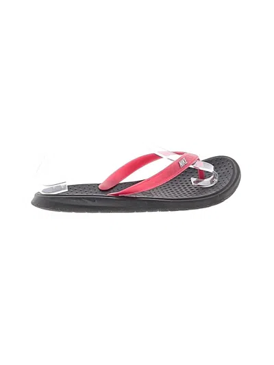 Pre-owned Nike Kids' Flip Flops In Black