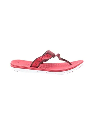 Pre-owned Nike Flip Flops In Red