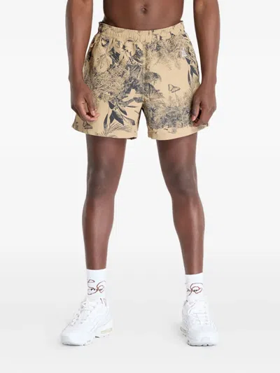 Nike Floral-print Elasticated-waist Shorts In Multi